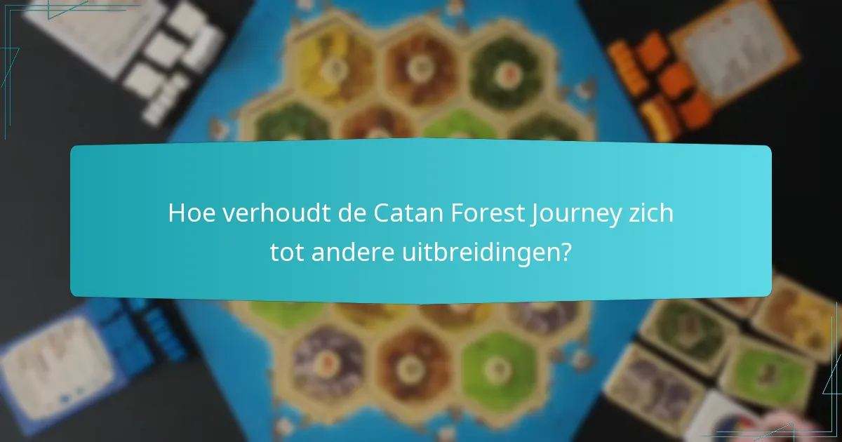 Wat zijn de spelvariaties in de Catan Forest Journey?