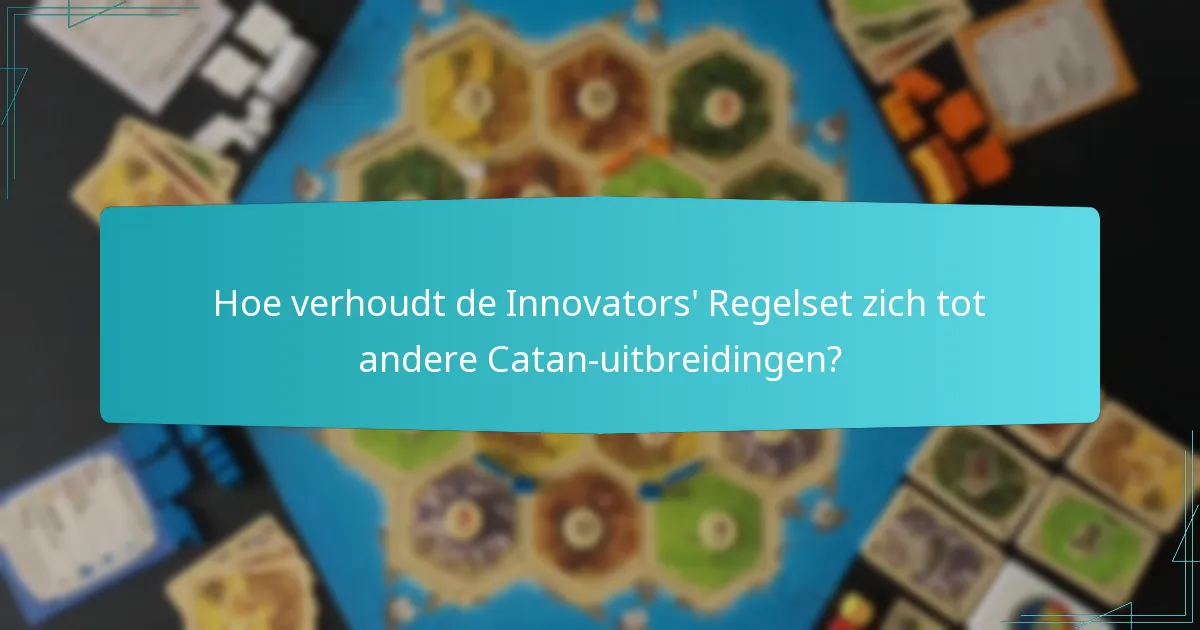 Wat zijn de voordelen van het gebruik van de Innovators' Regelset?
