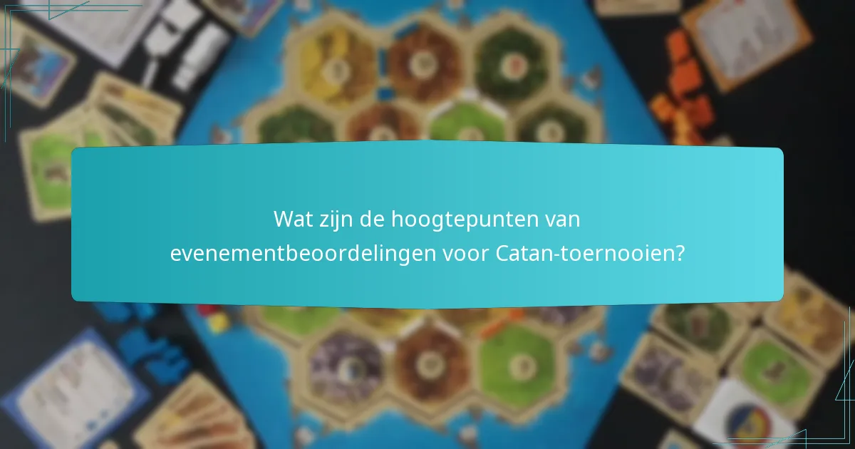 Welke metrics worden gebruikt om de prestaties van spelers in Catan-toernooien te evalueren?
